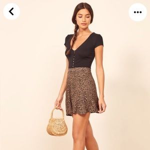 Reformation Flounce Skirt